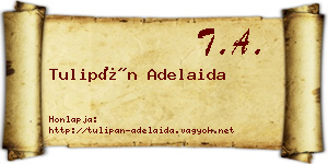 Tulipán Adelaida névjegykártya